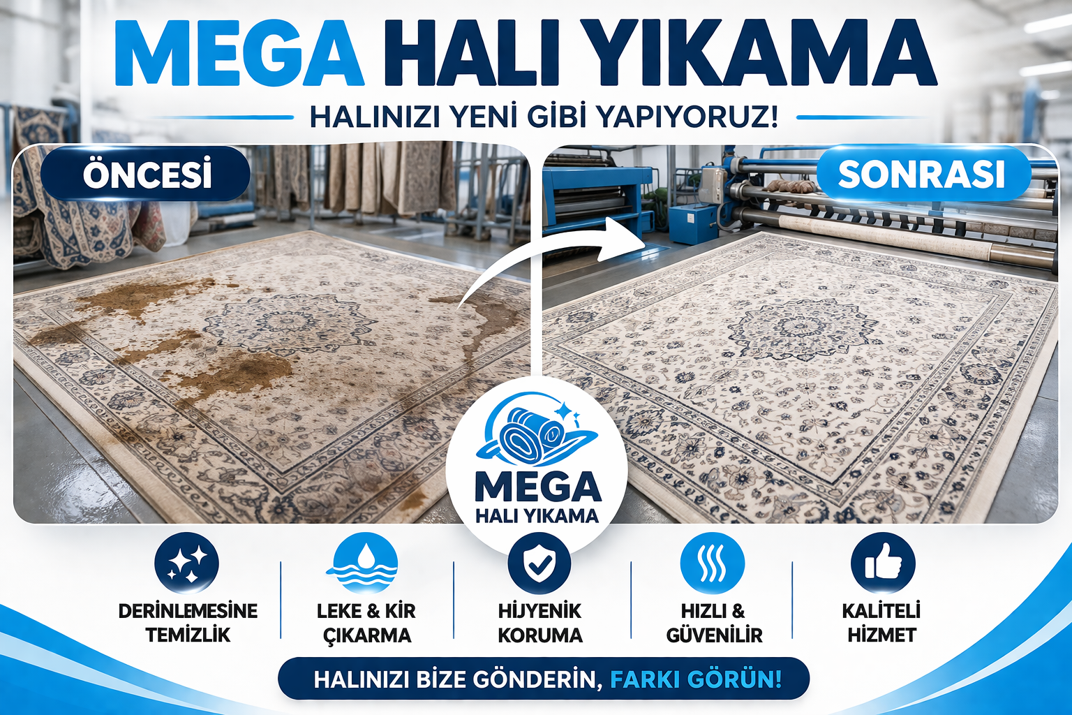 Mega Halı Yıkama
